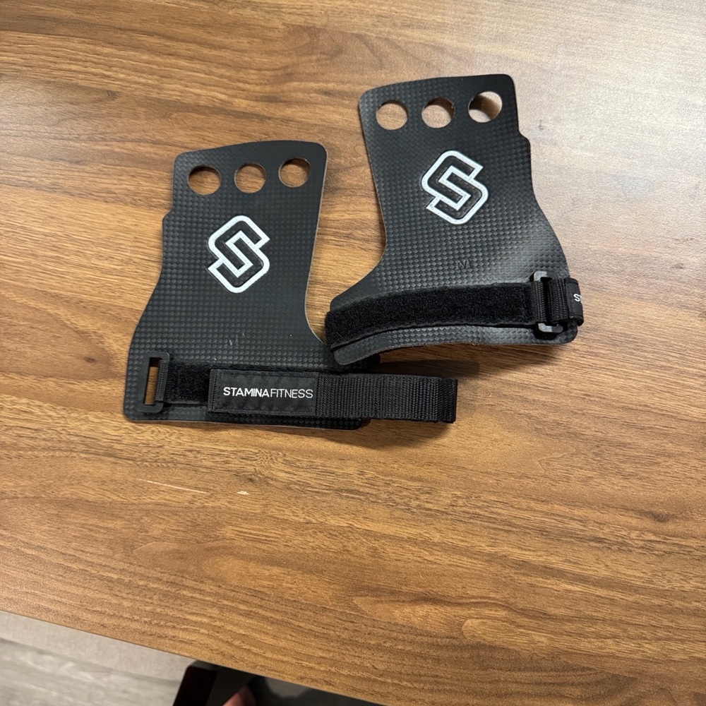 Stamina Fitness Black CrossFit Gymnastics Grips Medium